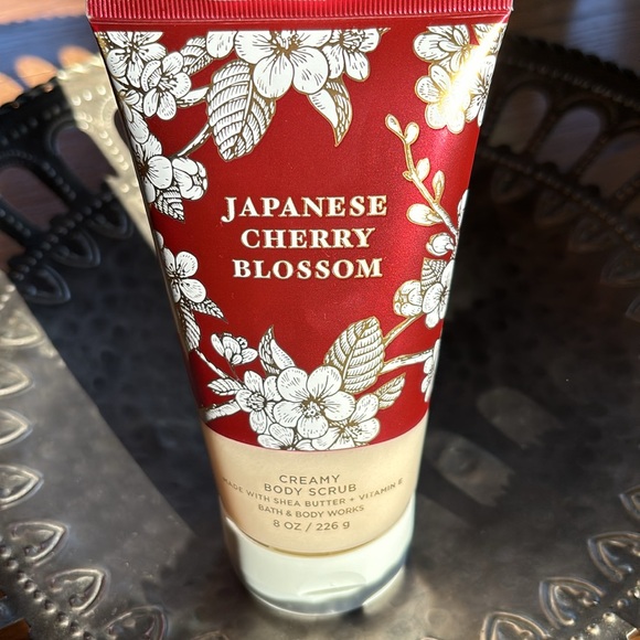 Bath & Body Works Other - NEW! BATH & BODY WORKS Creamy Body Scrub JAPANESE CHERRY BLOSSOM Shea Butter